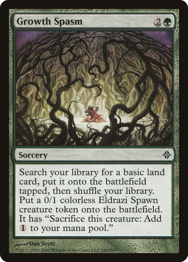 Growth Spasm (ROE-186) - Rise of the Eldrazi Foil