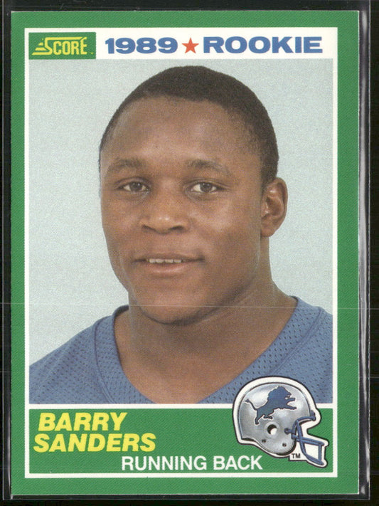 1989 Score Barry Sanders Rookie #257