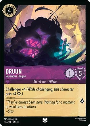 Druun - Ravenous Plague (46/204) - Reign of Jafar Cold Foil