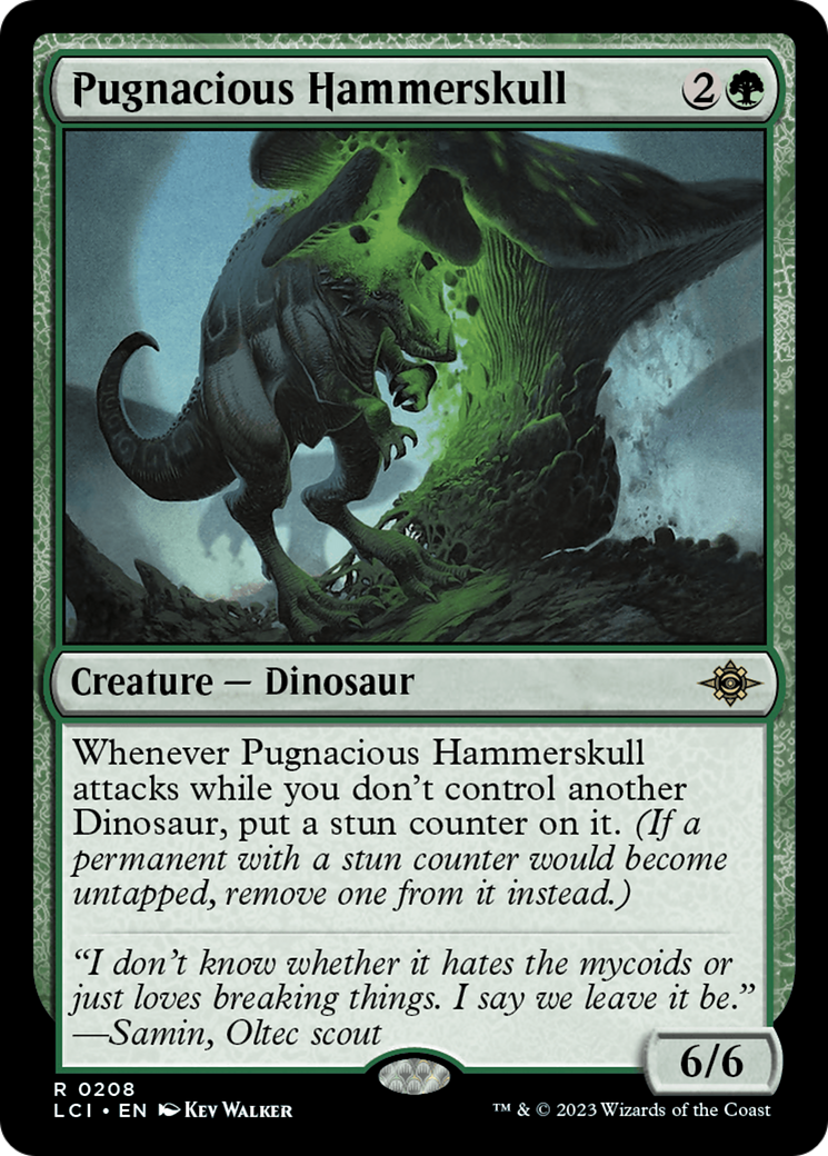 Pugnacious Hammerskull (LCI-208) - The Lost Caverns of Ixalan Foil