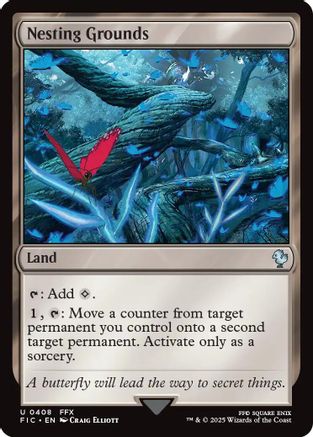 Nesting Grounds (Surge Foil) (FIC-408) - Commander: FINAL FANTASY Foil