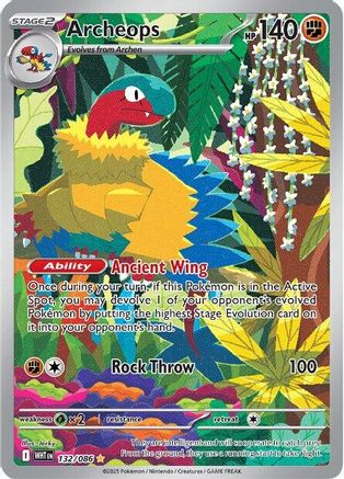 Archeops 132/086 - SV White Flare Holofoil