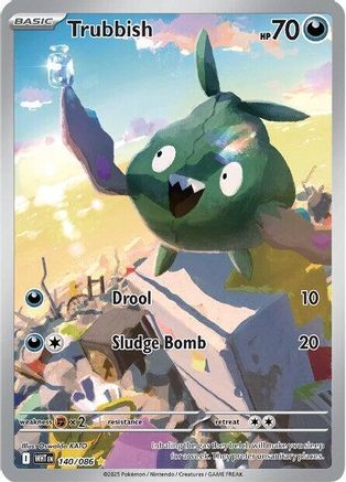 Trubbish 140/086 - SV White Flare Holofoil