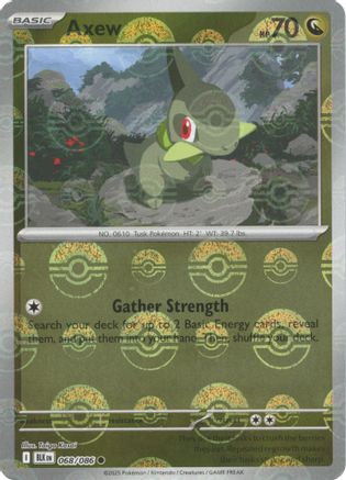 Axew (Poke Ball Pattern) 068/086 - SV Black Bolt - Holofoil