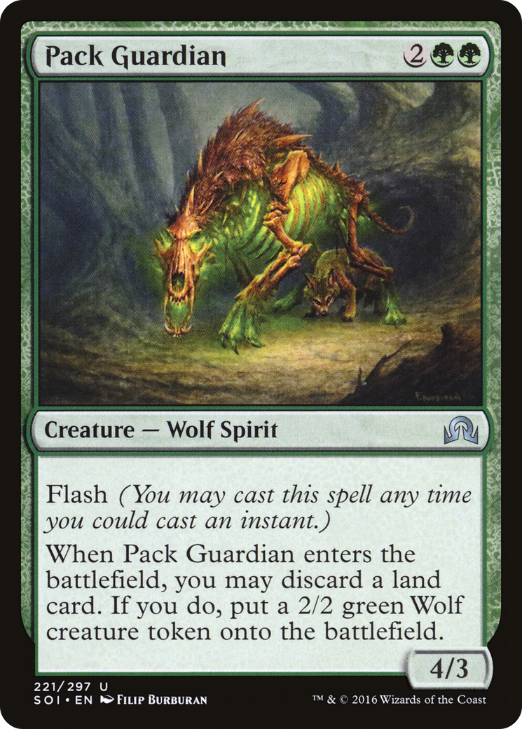 Pack Guardian (SOI-221) - Shadows over Innistrad