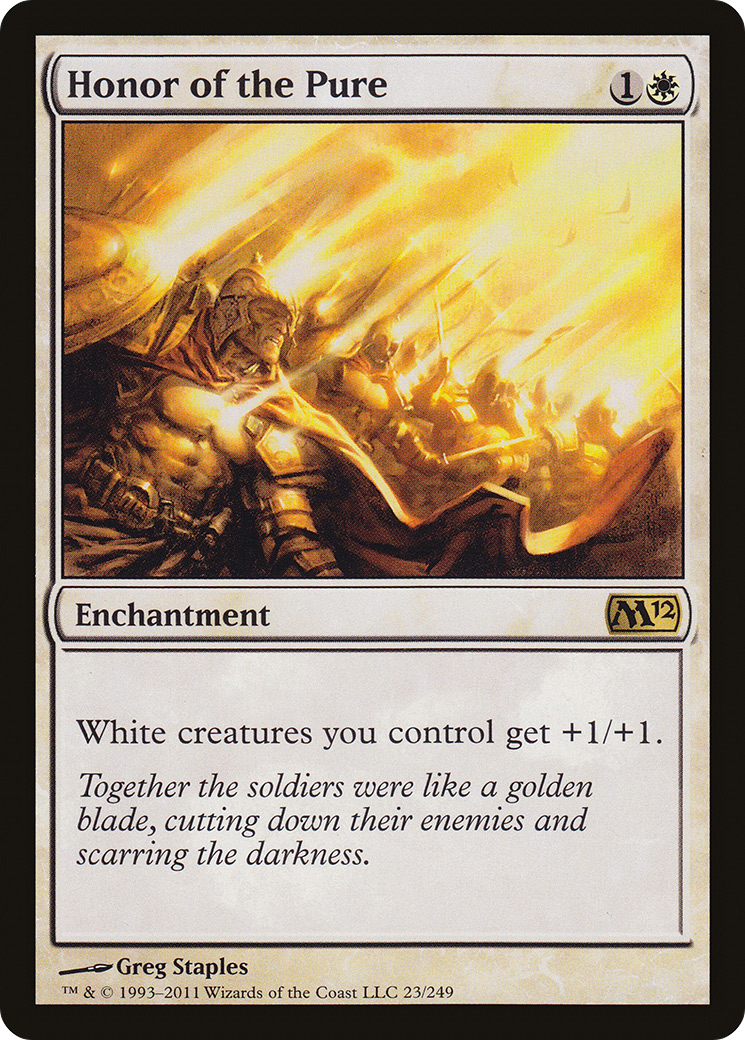 Honor of the Pure (M12-023) - Magic 2012