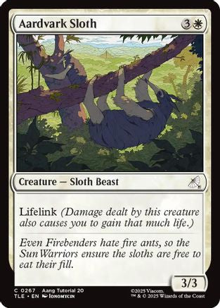 Aardvark Sloth (0267) (TLE-267) - Avatar: The Last Airbender: Eternal-Legal