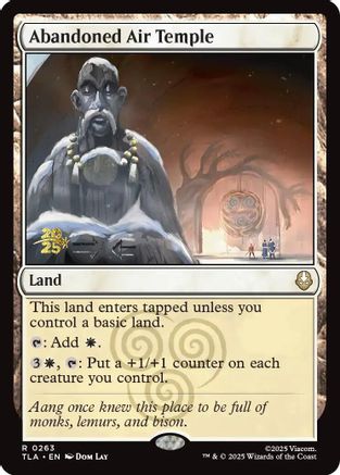 Abandoned Air Temple (PRE-263) - Prerelease Cards Foil