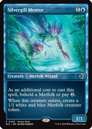 Silvergill Mentor (PPECL-403) - Promo Pack: Lorwyn Eclipsed