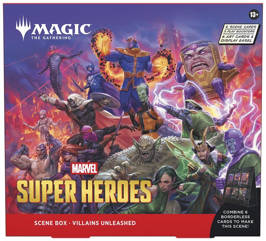 [PRE-ORDER] Magic: The Gathering Marvel Super Heroes Scene Box - Villains Unleashed - Ships Jun 19