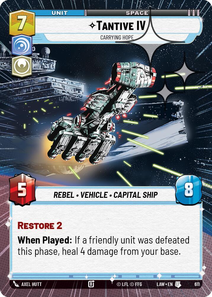 Tantive IV - Carrying Hope (373) (Hyperspace Foil) (373) [A Lawless Time]