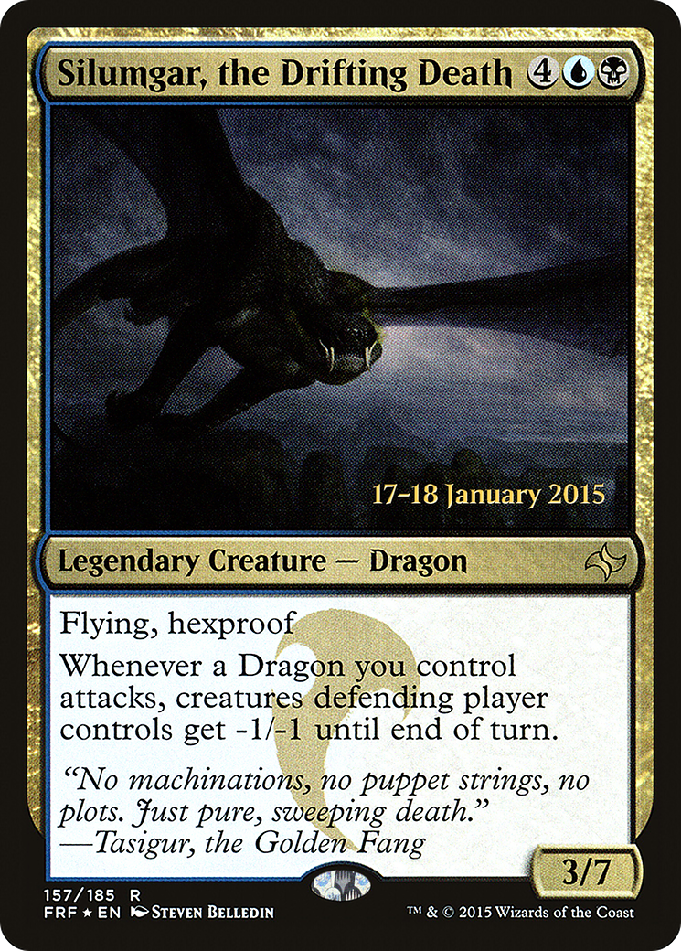 Silumgar, the Drifting Death (PRE-157S) - Fate Reforged Promos Foil