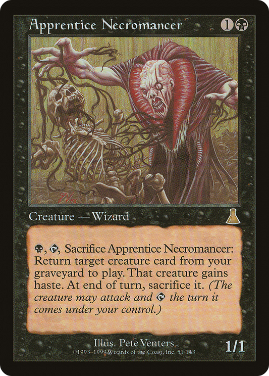 Apprentice Necromancer (UDS-051) - Urza's Destiny Foil