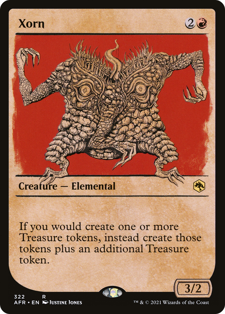 Xorn (AFR-322) - Adventures in the Forgotten Realms: (Showcase) Foil