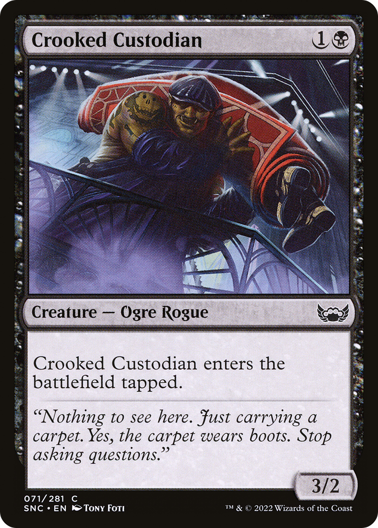 Crooked Custodian (SNC-071) - Streets of New Capenna