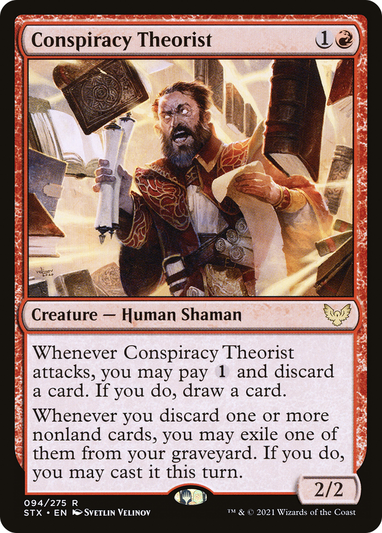 Conspiracy Theorist (STX-094) - Strixhaven: School of Mages