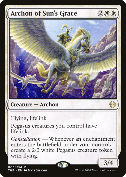 Archon of Sun's Grace (PPTHB-03P) - Theros Beyond Death Promos Foil
