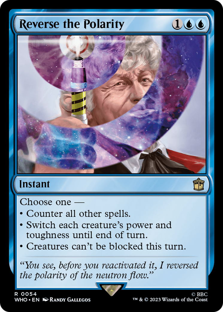 Reverse the Polarity (WHO-054) - Doctor Who Foil