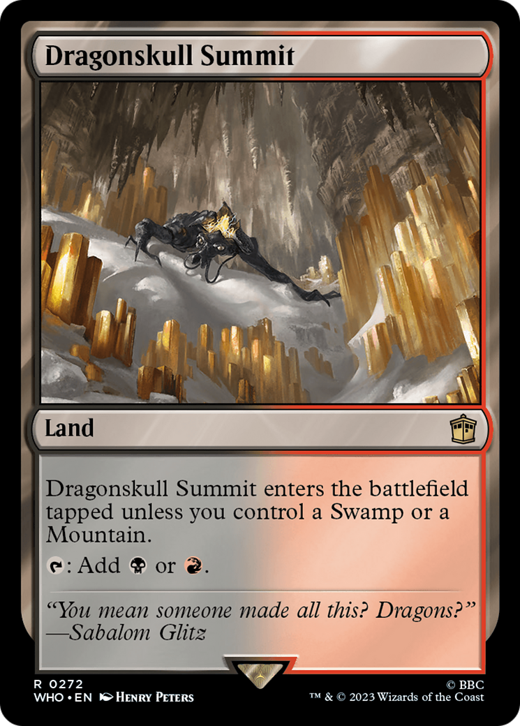 Dragonskull Summit (WHO-272) - Doctor Who Foil
