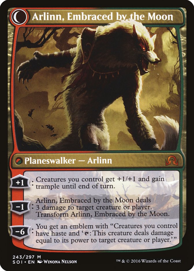 Arlinn Kord // Arlinn, Embraced by the Moon (SOI-243) - Shadows over Innistrad: (Double Faced Transform) Foil