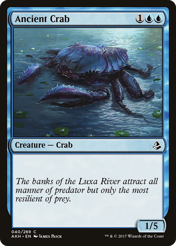 Ancient Crab (AKH-040) - Amonkhet Foil