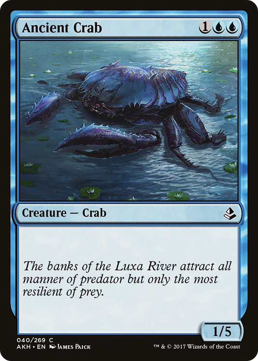Ancient Crab (AKH-040) - Amonkhet Foil