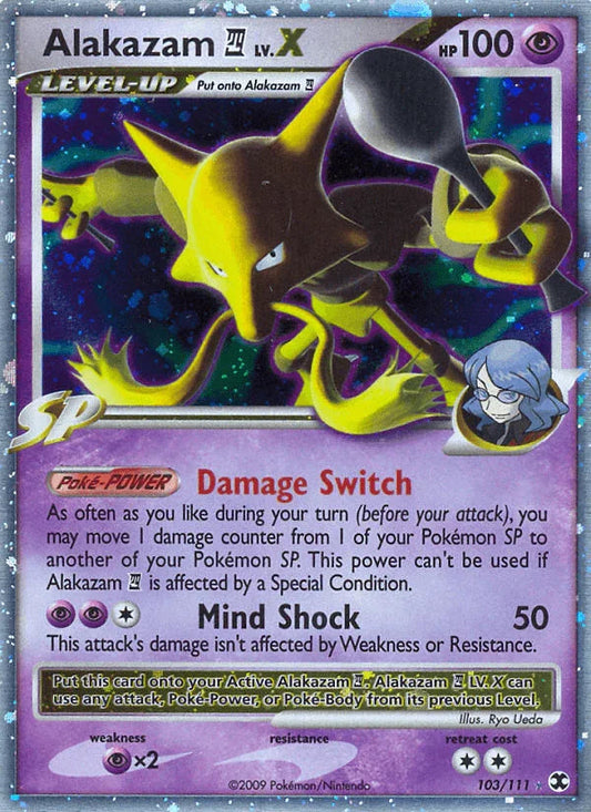 Alakazam LV.X (103/111) [Platinum: Rising Rivals]