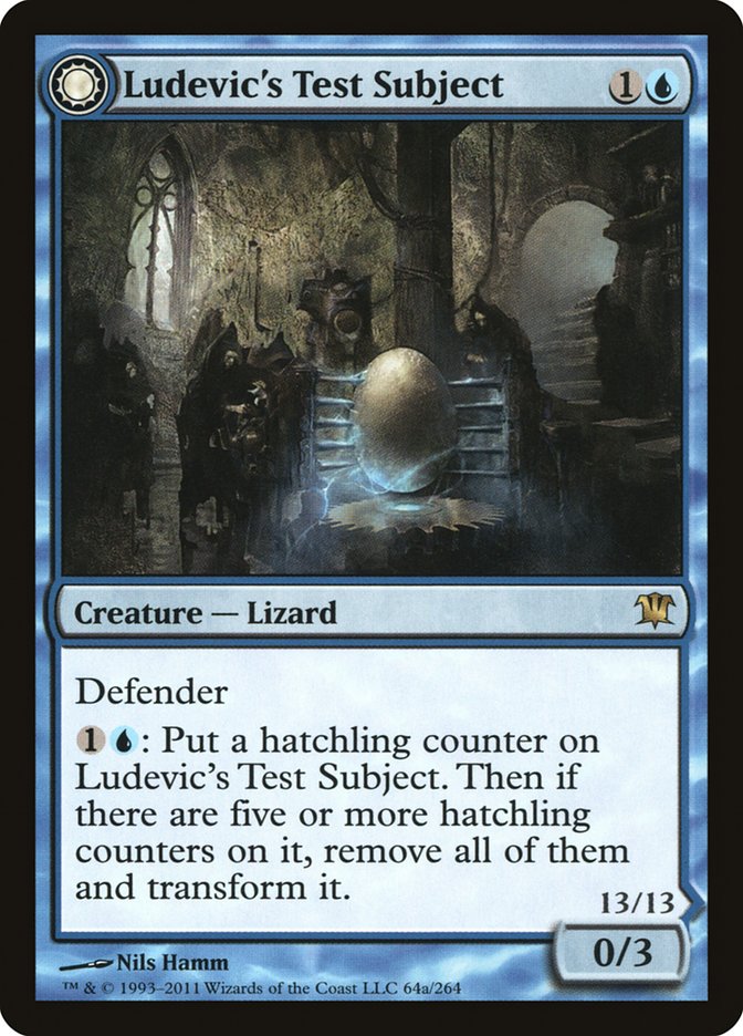 Ludevic's Test Subject // Ludevic's Abomination (ISD-064) - Innistrad: (Double Faced Transform)
