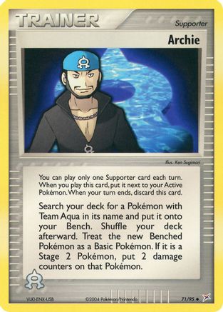 Archie 071/95 - Team Magma vs Team Aqua Reverse Holofoil