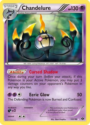 Chandelure (Secret) 101/99 - Next Destinies Holofoil