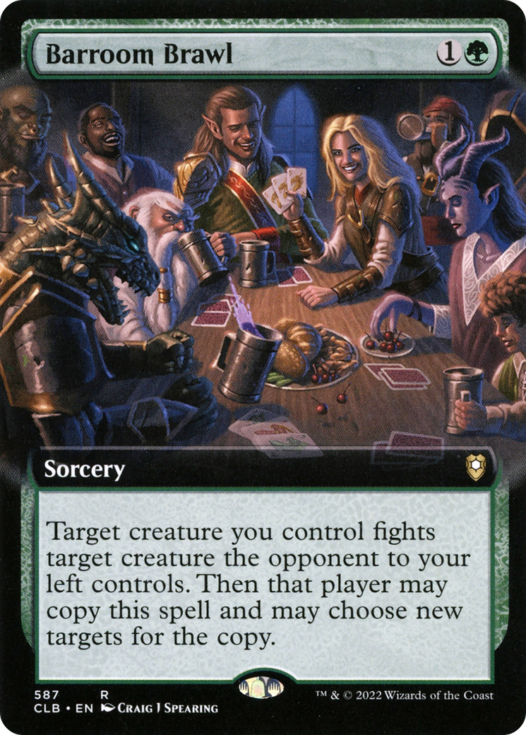 Barroom Brawl (CLB-587) - Commander Legends: Battle for Baldur's Gate: (Extended Art)