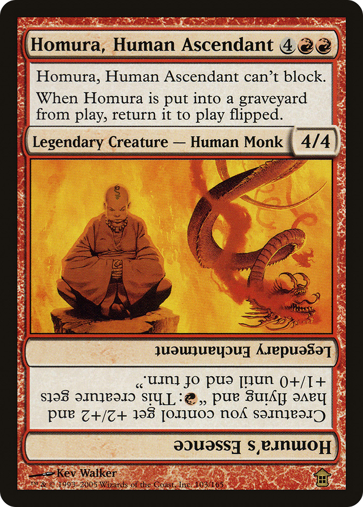 Homura, Human Ascendant // Homura's Essence (SOK-103) - Saviors of Kamigawa Foil