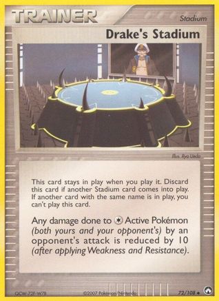 Drake's Stadium 072/108 - Power Keepers Reverse Holofoil