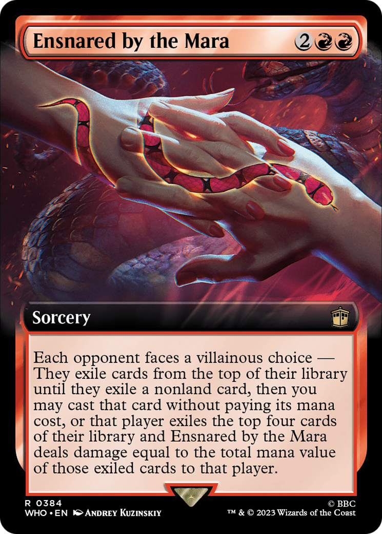 Ensnared by the Mara (WHO-384) - Doctor Who: (Extended Art) Foil