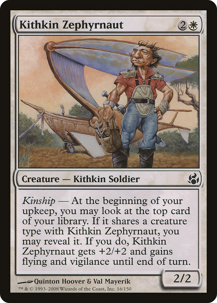 Kithkin Zephyrnaut (MOR-016) - Morningtide Foil