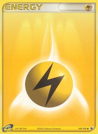Lightning Energy 109/109 - Ruby and Sapphire Reverse Holofoil