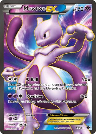 Mewtwo EX (Full Art) 098/99 - Next Destinies Holofoil