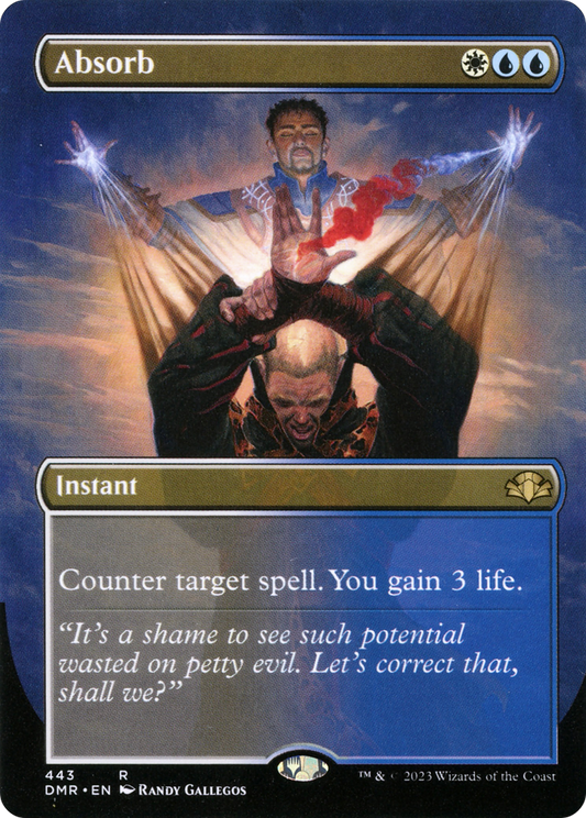 Absorb (Borderless) (DMR-443) - Dominaria Remastered (Borderless)
