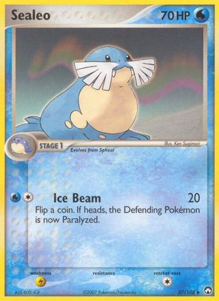 Sealeo 037/108 - Power Keepers Reverse Holofoil