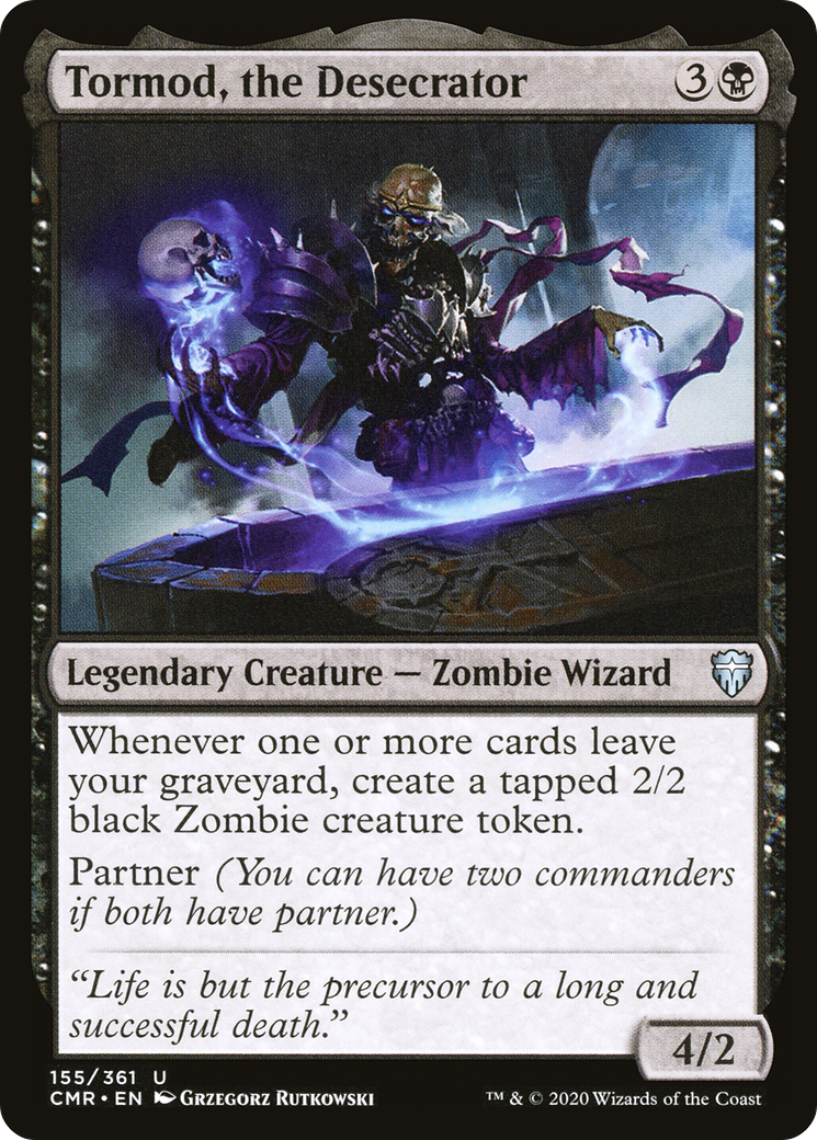 Tormod, the Desecrator (CMR-155) - Commander Legends Foil