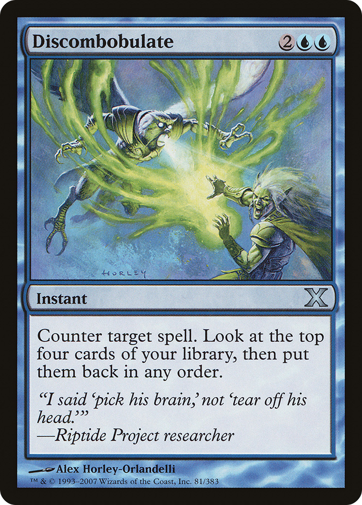Discombobulate (10E-081) - Tenth Edition Foil