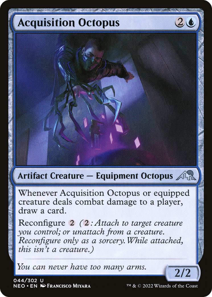 Acquisition Octopus (NEO-044) - Kamigawa: Neon Dynasty