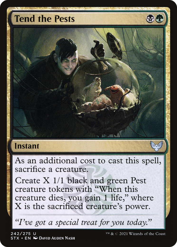 Tend the Pests (STX-242) - Strixhaven: School of Mages Foil