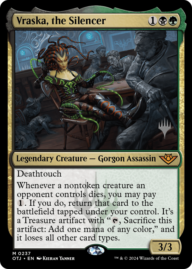 Vraska, the Silencer (PPOTJ-237) - Outlaws of Thunder Junction Promos Foil