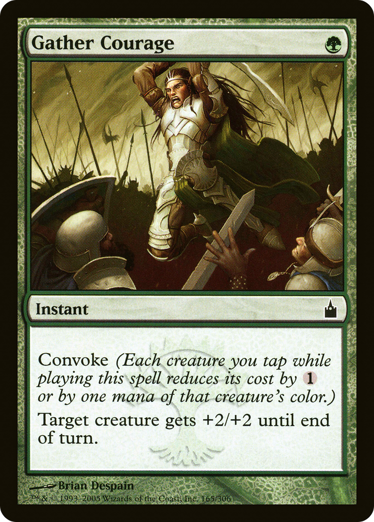 Gather Courage (RAV-165) - Ravnica: City of Guilds Foil
