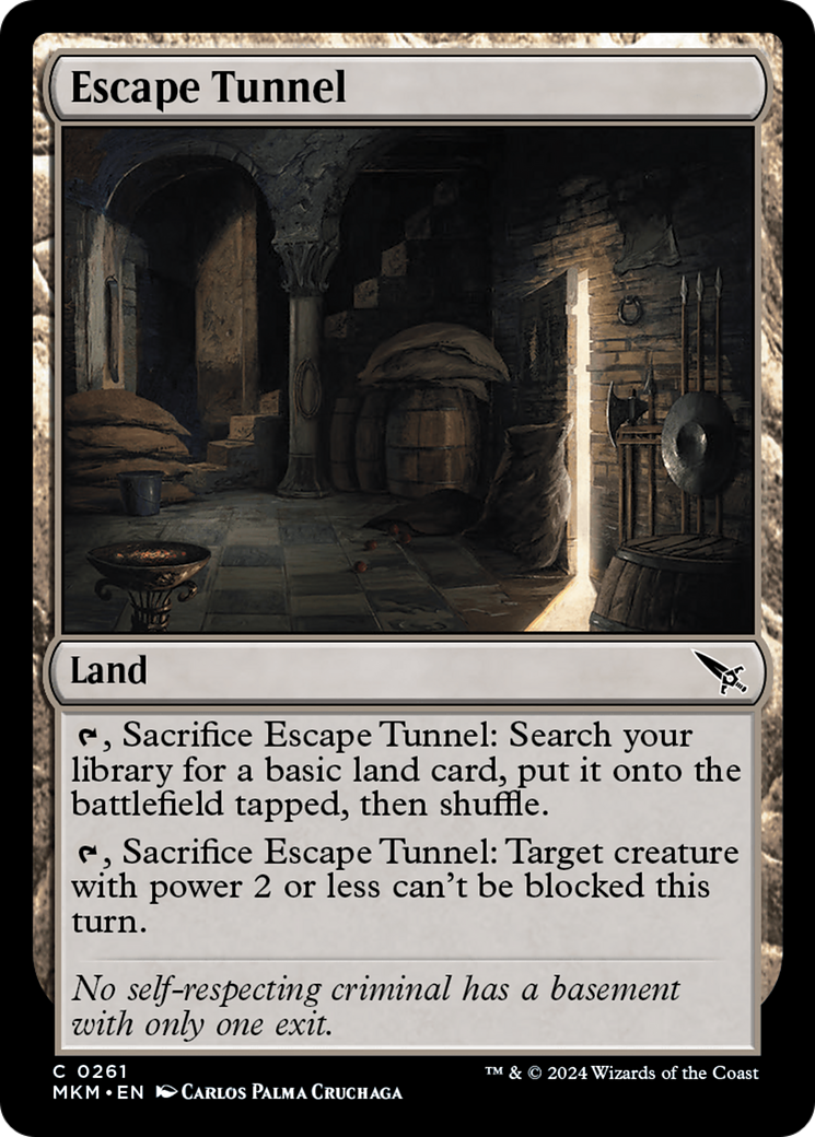 Escape Tunnel (MKM-261) - Murders at Karlov Manor
