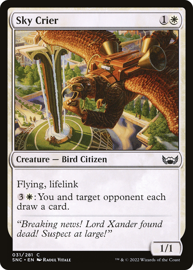 Sky Crier (SNC-031) - Streets of New Capenna