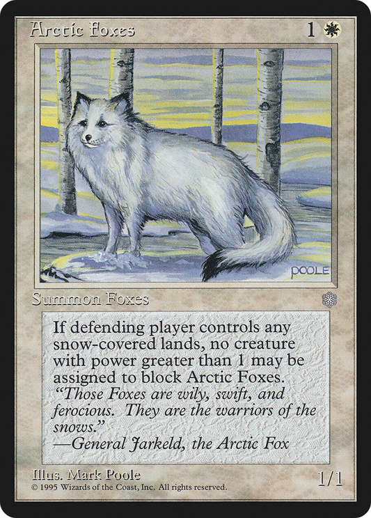 Arctic Foxes (ICE-002) - Ice Age