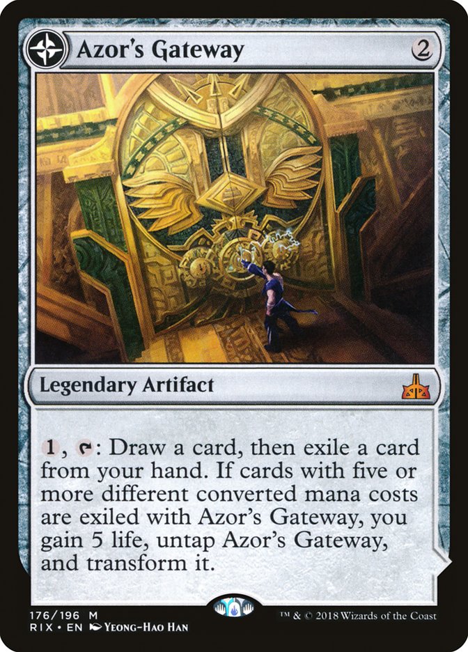 Azor's Gateway // Sanctum of the Sun (RIX-176) - Rivals of Ixalan: (compasslanddfc)