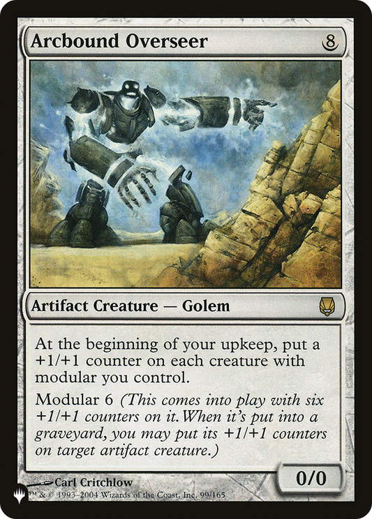 Arcbound Overseer (LIST-DST-99) - The List